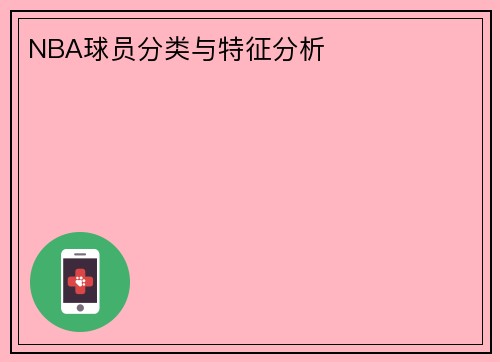 NBA球员分类与特征分析